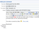 yvComment 1.16.0 - Joomla 1.5 uyumlu Türkçe destekli yorum bileşeni